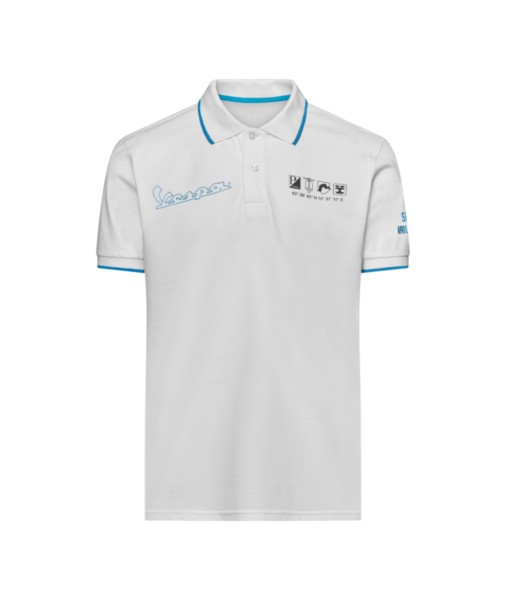 Polo Vespa Holy white della collezione DEC