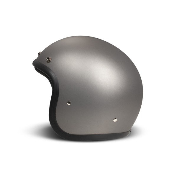 Casco jet DMD Retro, grigio opaco, Matt Grey, fibra di vetro, ECE 22.06