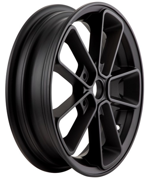 Cerchio anteriore/posteriore 12" per Vespa GTS/​GTS Super/​GTV/​GT 60/​GT/​GT L 125-300ccm, nero opaco