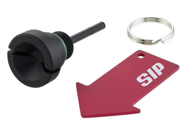 Vite riempimento olio olio motore per Vespa, nero opaco