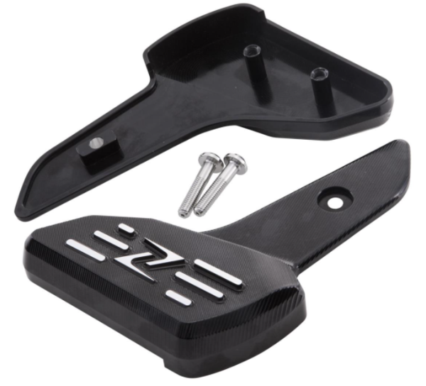 Poggiapiedi destro e sinistro per Vespa Primavera/​Sprint 50-150ccm 2T/​4T AC, nero