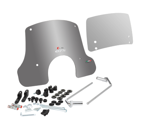 Parabrezza FACO "Twin-Screen" per Vespa GTS /GTS Super 125/300cc (`23-), colorato