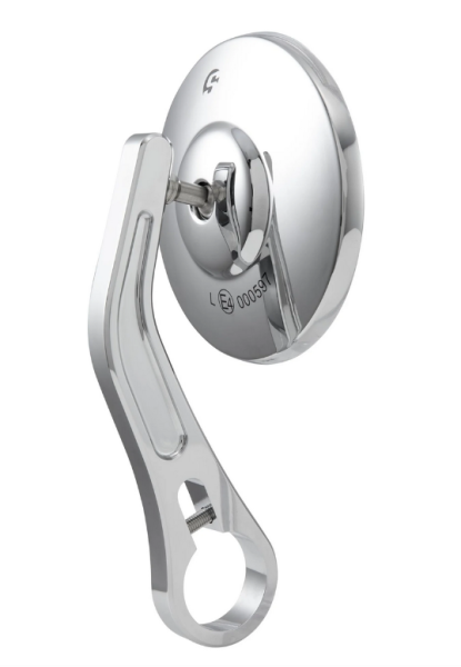 Specchio da manubrio per Vespa, destro o sinistro, rotondo, cromato