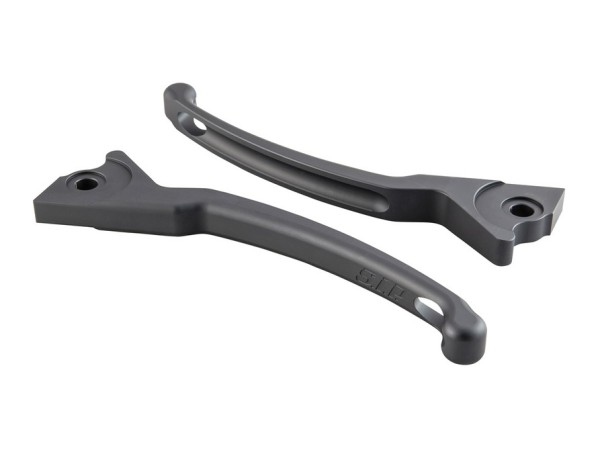 Set leve freno sportive per Vespa, destra e sinistra, grigio opaco