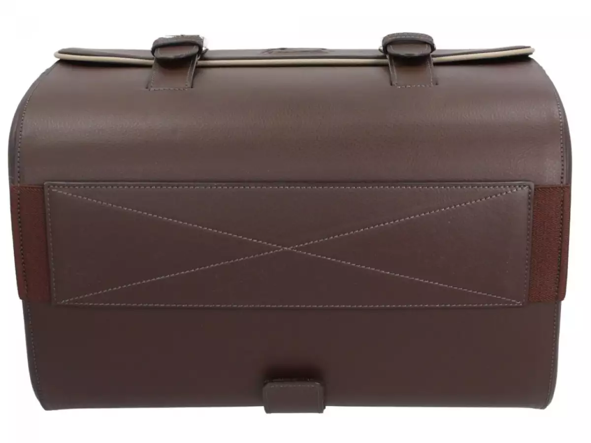 Borsa in pelle originale Vespa versione anni 70 - marrone