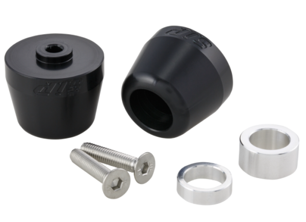 Contrappesi manubrio sinistra/destra per Vespa Primavera/​Sprint/​ET/​LX/​LXV/​S, nero opaco