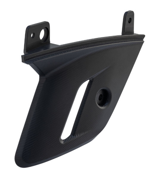 Carenatura per Vespa GTS/GTS Super 125/300cc (`22-), alluminio, anodizzato nero opaco