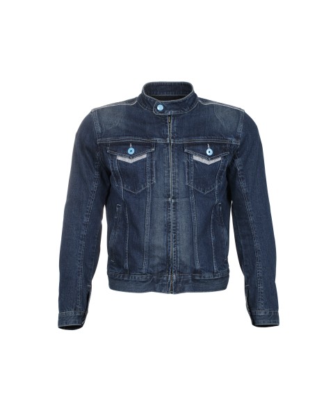 Giubbotto Vespa denim poliestere denim blu