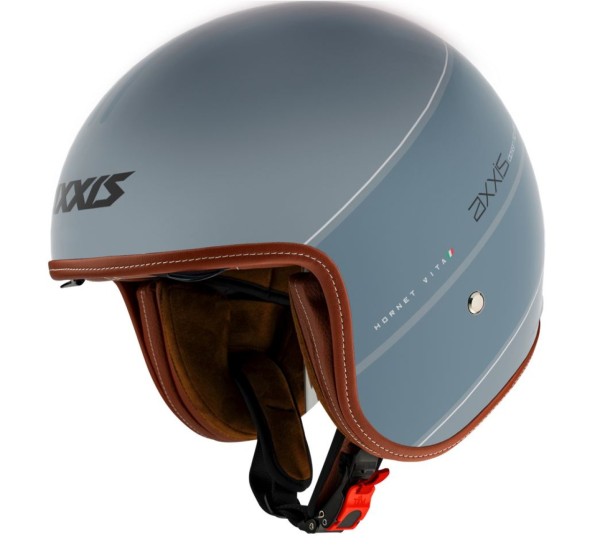 Casco jet Axxis, Hornet SV Vita, grigio opaco