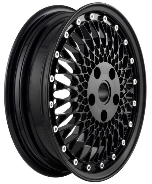 Cerchione 1 anteriore/posteriore Vespa GTS/​GTS Super/​GTV/GT/946 125-300ccm, nero lucido