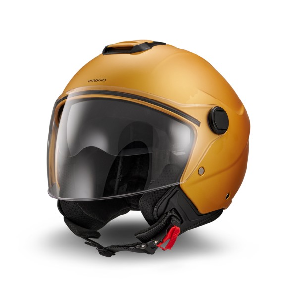 Casco jet Piaggio Demi Jet UL01 giallo opaco