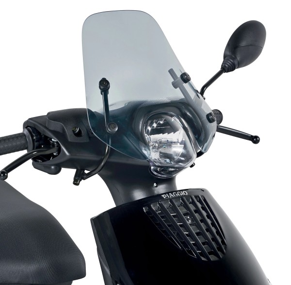 Parabrezza sportivo completamente oscurato per ZIP Original Piaggio
