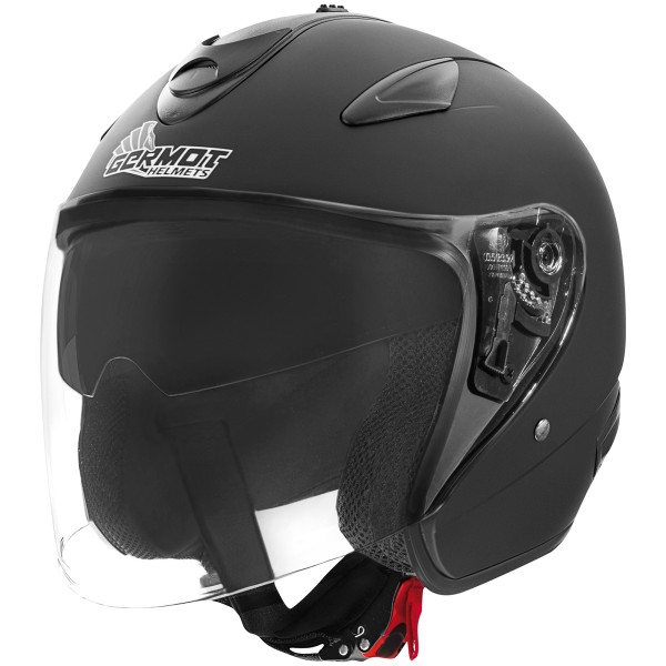 Casco Germot GM 630, nero opaco