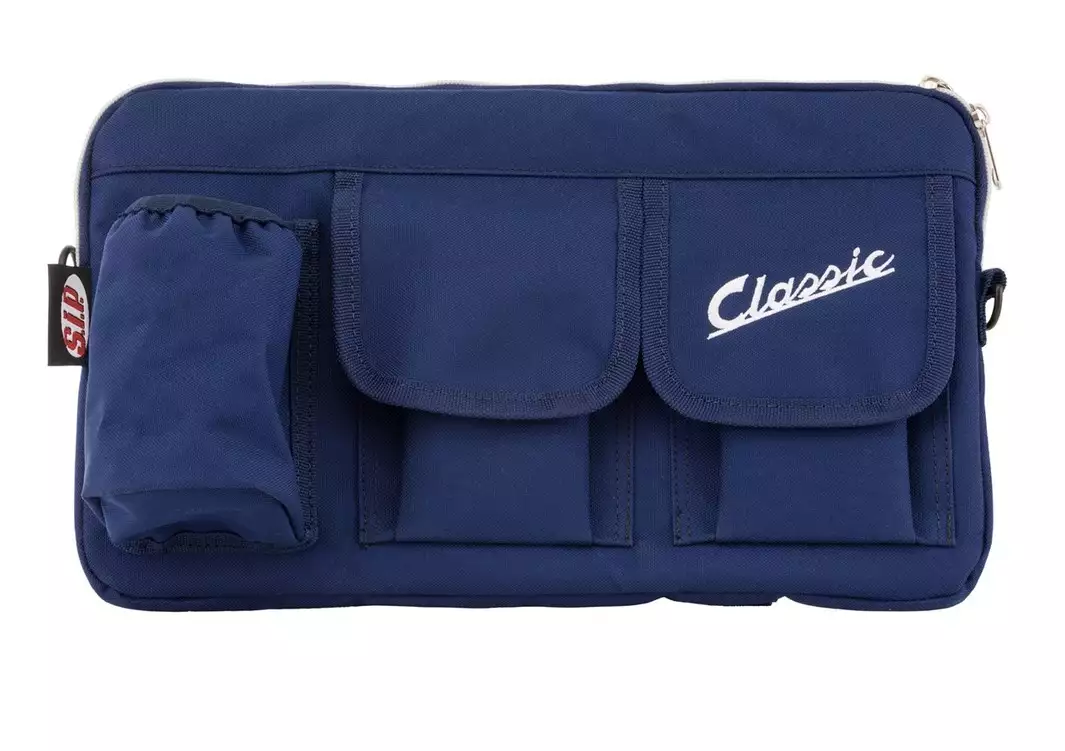 Borsa "Classic" per vano bagagli/portaoggetti Vespa - blu, nylon