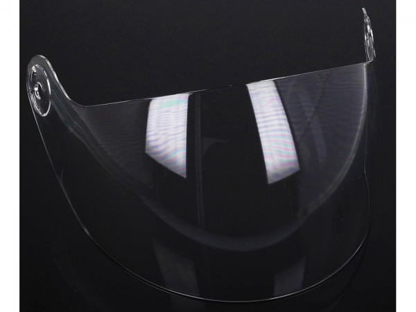 Visiera Helmo Milano per casco Turbine, trasparente, antigraffio, lunga