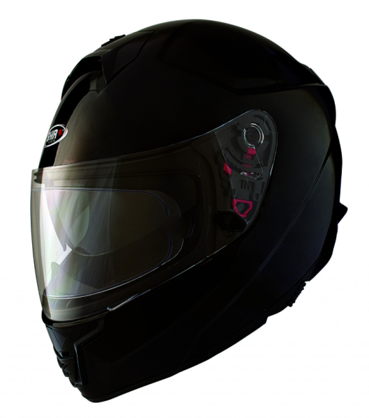 Casco integrale Shiro, SH351, fibra, nero opaco
