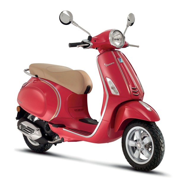Decoro originale Vespa Elegance argento/oro Primavera