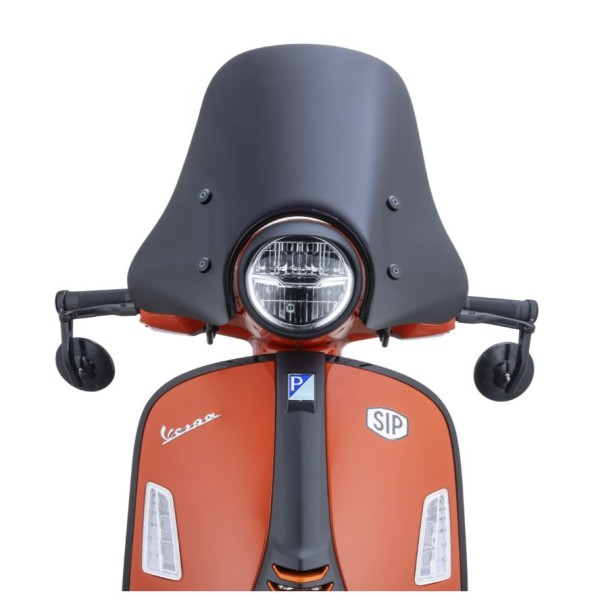 Parabrezza ERMAX Sportivo H 305 mm per Vespa GTS/GTS Super (`23-), nero oscurato