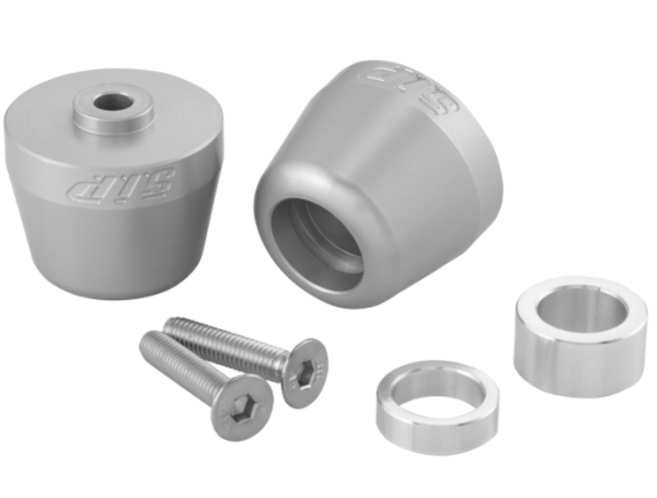 Contrappesi manubrio sinistra/destra per Vespa Primavera/​Sprint/​ET/​LX/​LXV/​S, grigio opaco