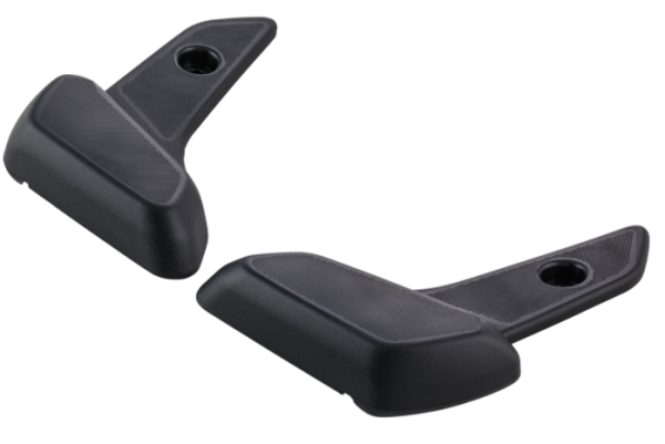 Poggiapiedi nero sinistro/destro per Vespa Primavera/​Sprint 50-150ccm, plastica