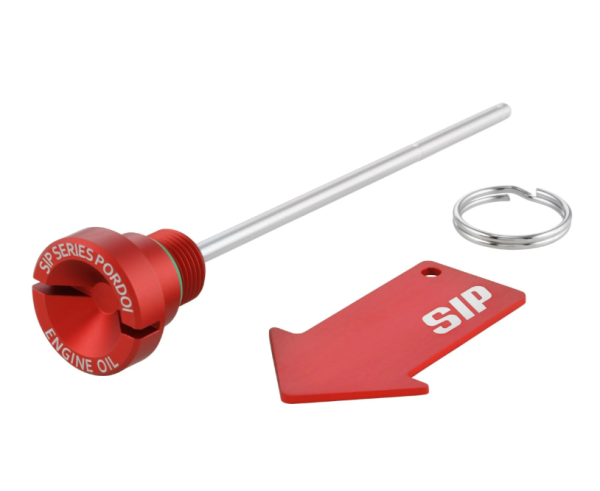 Tappo di riempimento olio motore per Vespa LX/S 3V i.e. 125-150ccm 4T AC, rosso opaco