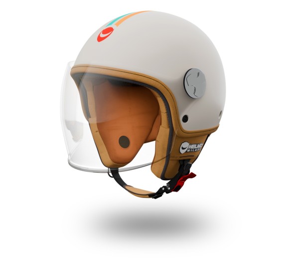 Helmo Milano Demi Jet Veloce bianco opaco