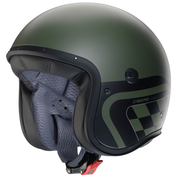 Caberg casco Freeride X Daytona verde opaco/nero-argento