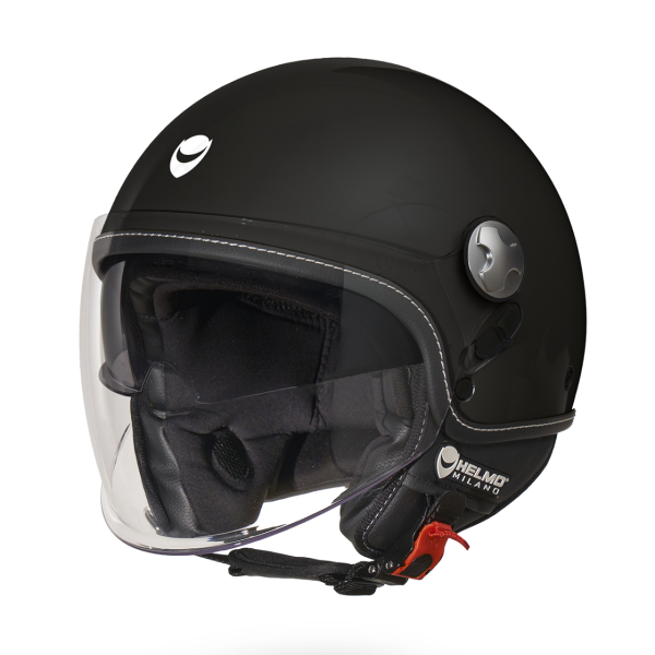 Helmo Milano Demi Jet, Eos, nero opaco