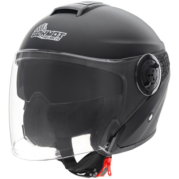 Casco Germot GM 660, nero opaco