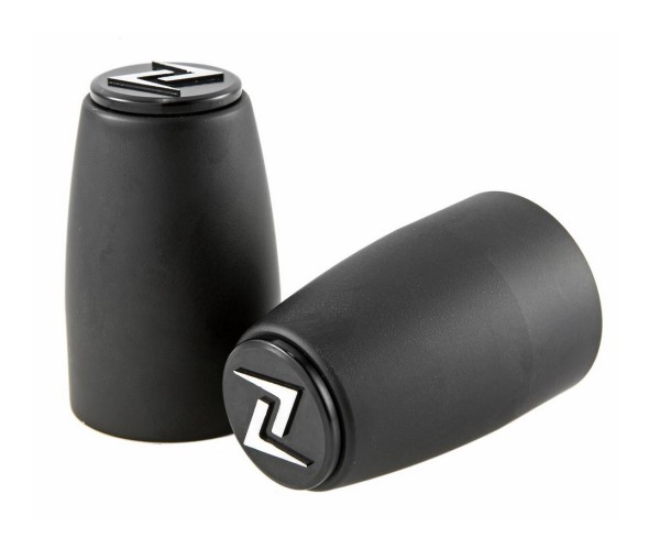 Contrappesi manubrio ZELIONI per Vespa, coppia, nero opaco