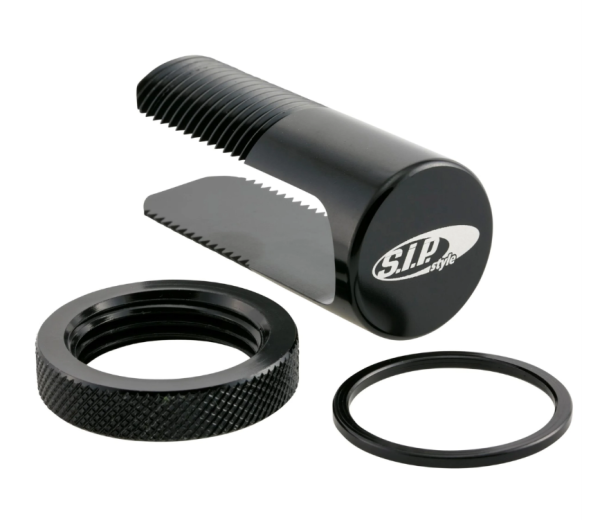 Morsetto portapacchi per Vespa, alluminio, nero